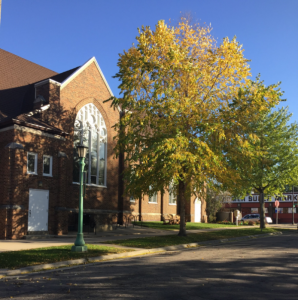 streeview of the exterior of pilgrim lutheran church